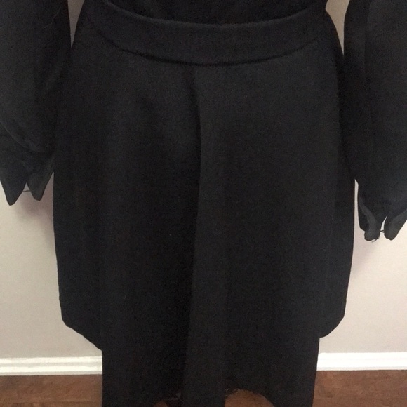 Vintage Black Wool Coat 1950s Princess Style - Picture 10 of 16